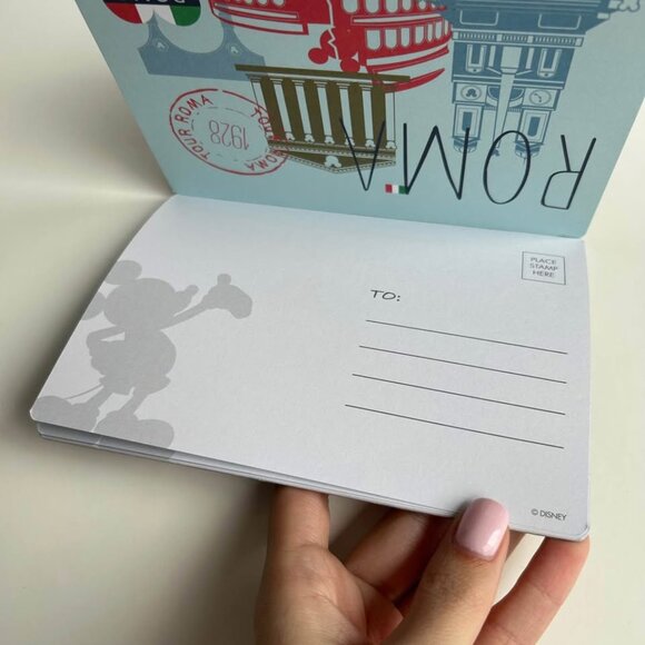 Disney Italy Rome Postcard Set Mickey and Minnie - Picture 2 of 9